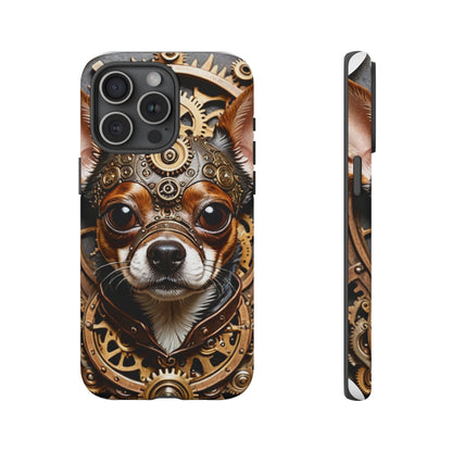 Steampunk Chihuahua Phone Case – Tough Cases for Dog Lovers