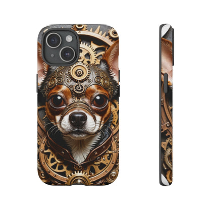 Steampunk Chihuahua Phone Case – Tough Cases for Dog Lovers