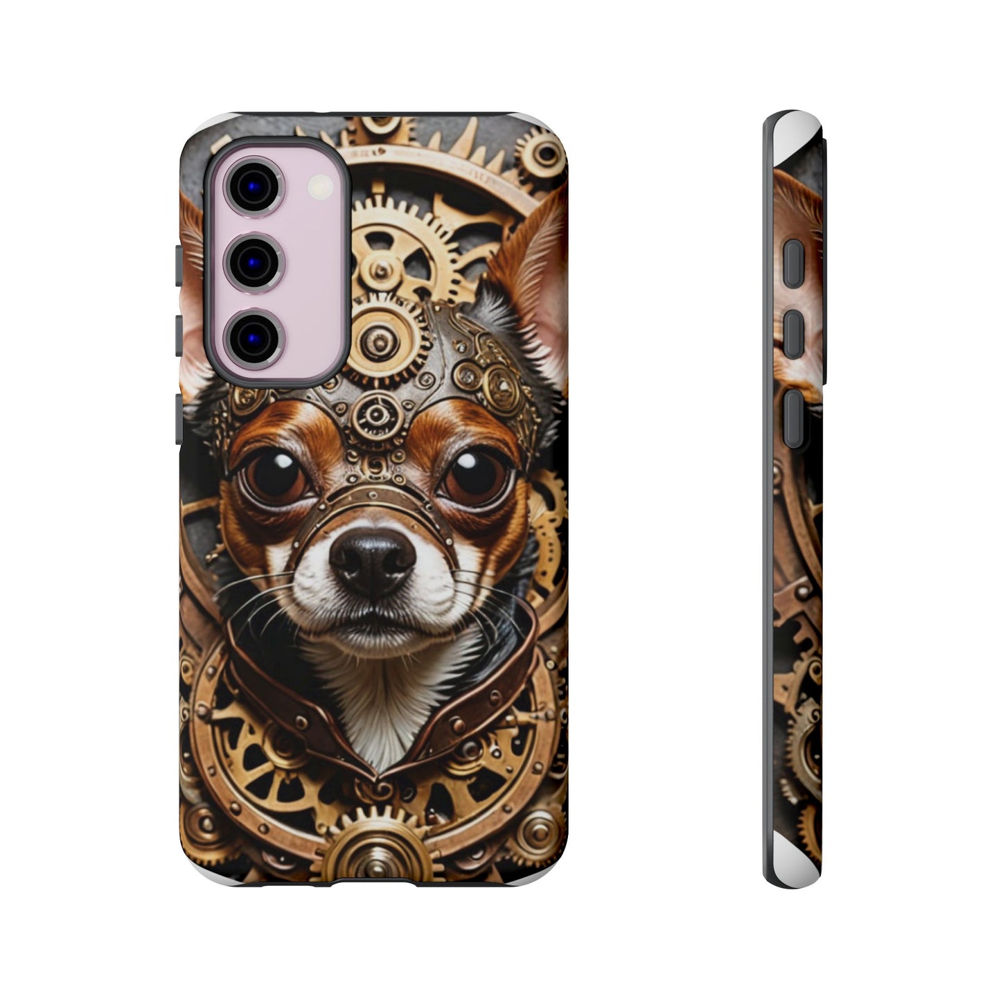 Steampunk Chihuahua Phone Case – Tough Cases for Dog Lovers