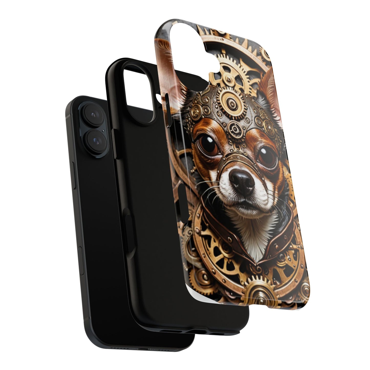 Steampunk Chihuahua Phone Case – Tough Cases for Dog Lovers