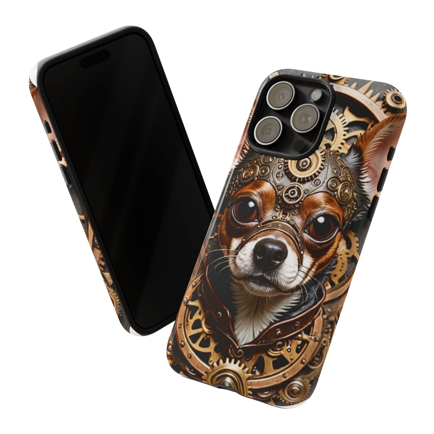 Steampunk Chihuahua Phone Case – Tough Cases for Dog Lovers