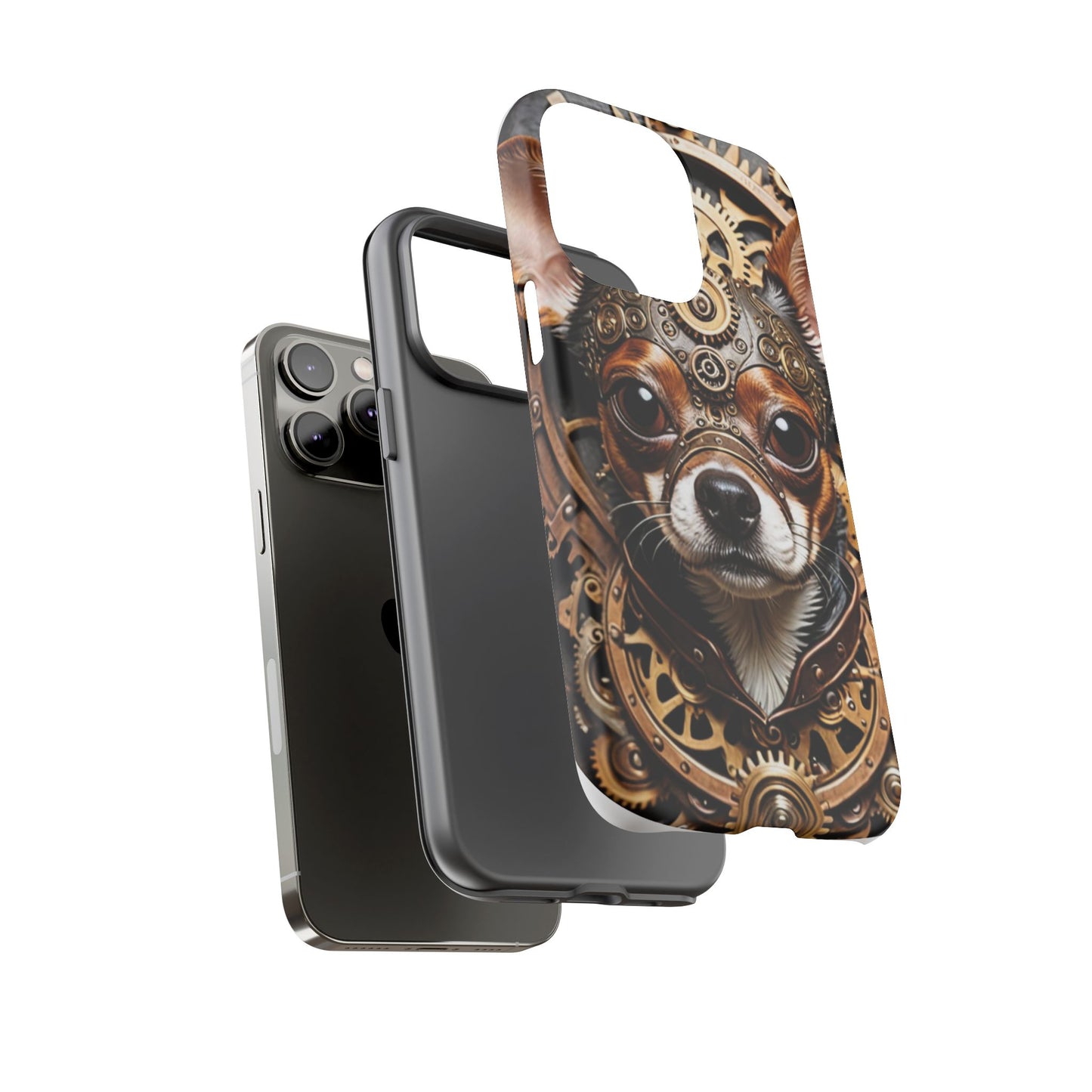 Steampunk Chihuahua Phone Case – Tough Cases for Dog Lovers