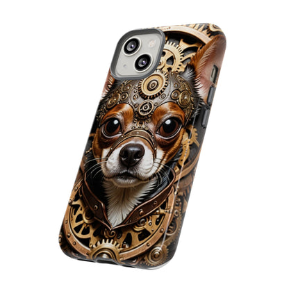 Steampunk Chihuahua Phone Case – Tough Cases for Dog Lovers