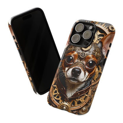 Steampunk Chihuahua Phone Case – Tough Cases for Dog Lovers