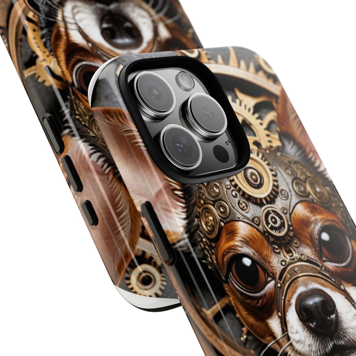 Steampunk Chihuahua Phone Case – Tough Cases for Dog Lovers