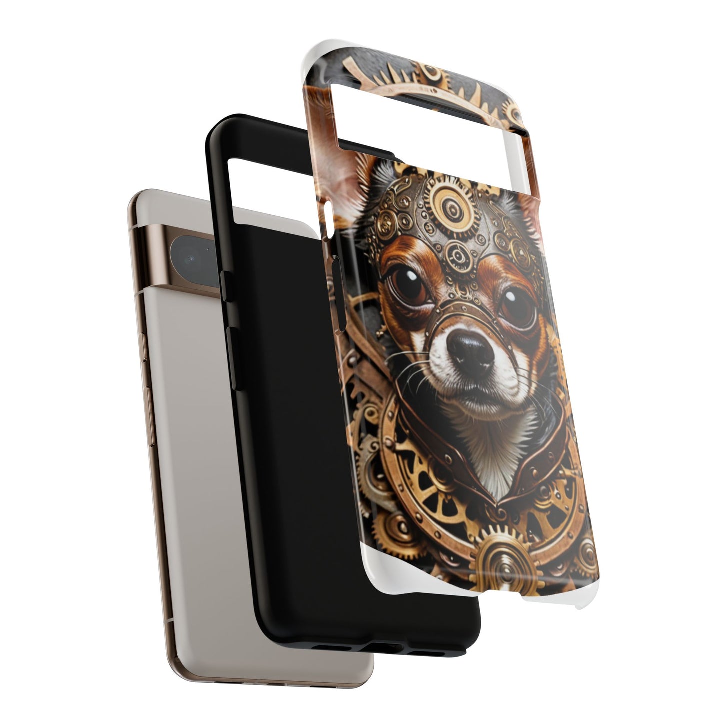 Steampunk Chihuahua Phone Case – Tough Cases for Dog Lovers