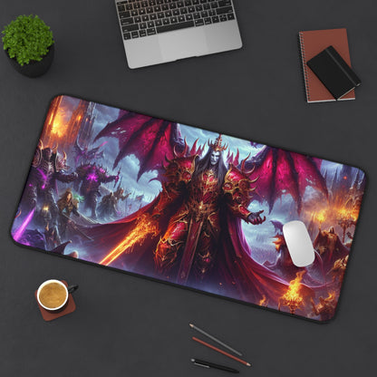 Fantasy-Themed Gaming Desk Mat - Epic Dark Lord Design