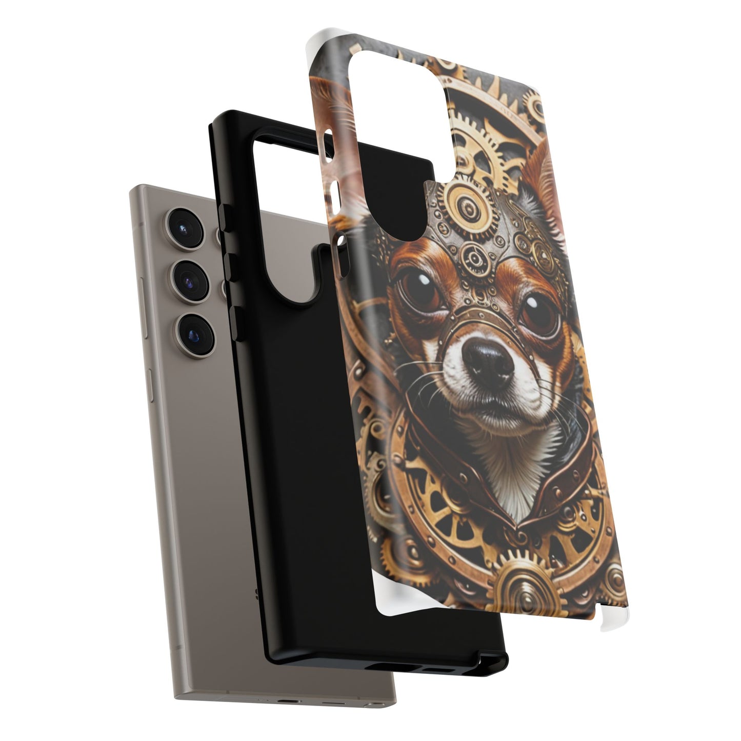 Steampunk Chihuahua Phone Case – Tough Cases for Dog Lovers