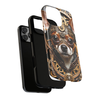 Steampunk Chihuahua Phone Case – Tough Cases for Dog Lovers