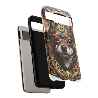 Steampunk Chihuahua Phone Case – Tough Cases for Dog Lovers