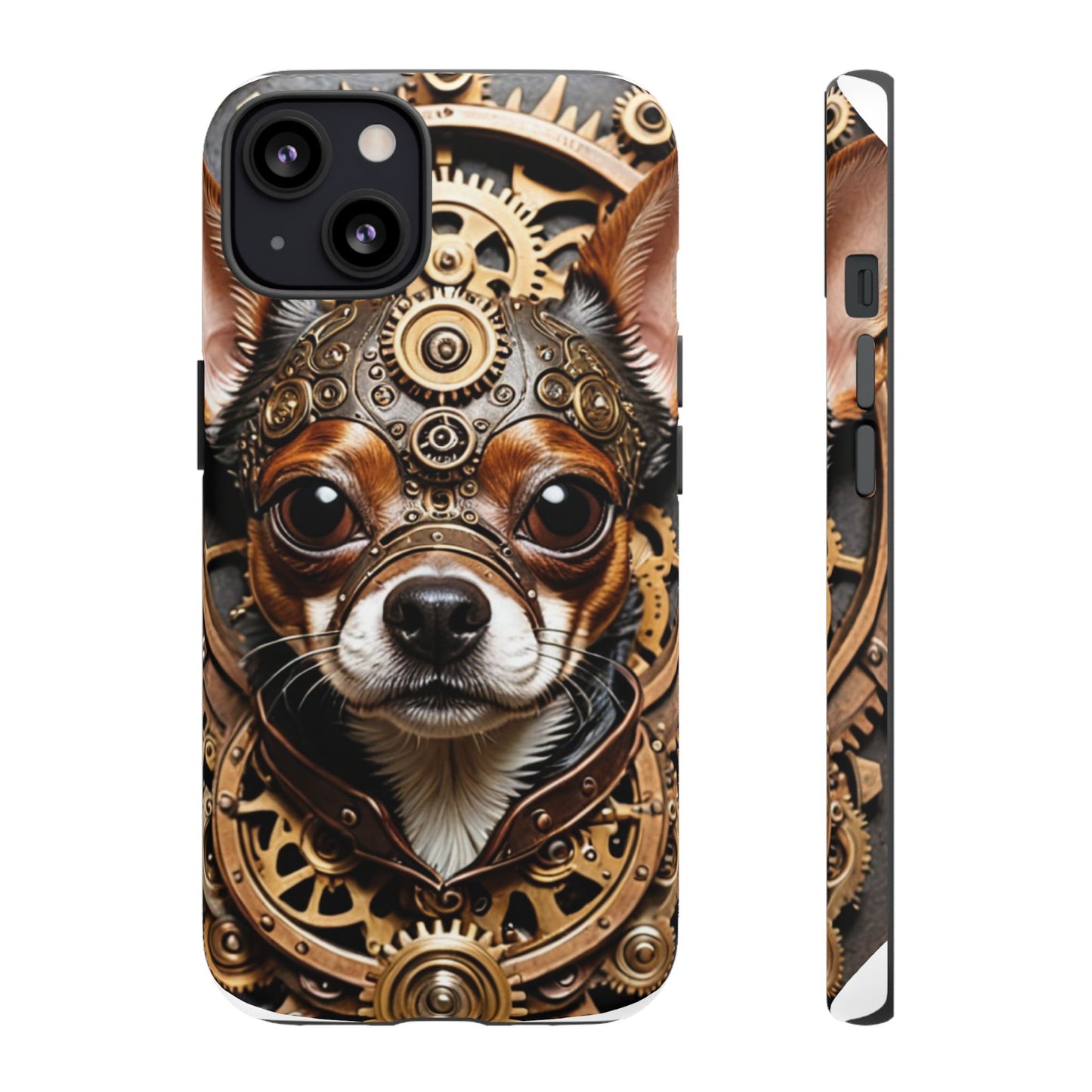 Steampunk Chihuahua Phone Case – Tough Cases for Dog Lovers