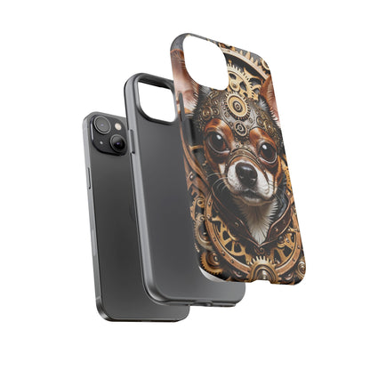 Steampunk Chihuahua Phone Case – Tough Cases for Dog Lovers