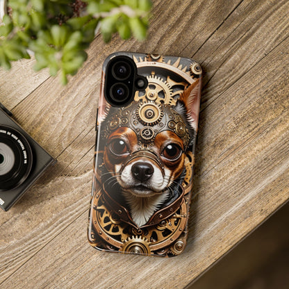 Steampunk Chihuahua Phone Case – Tough Cases for Dog Lovers