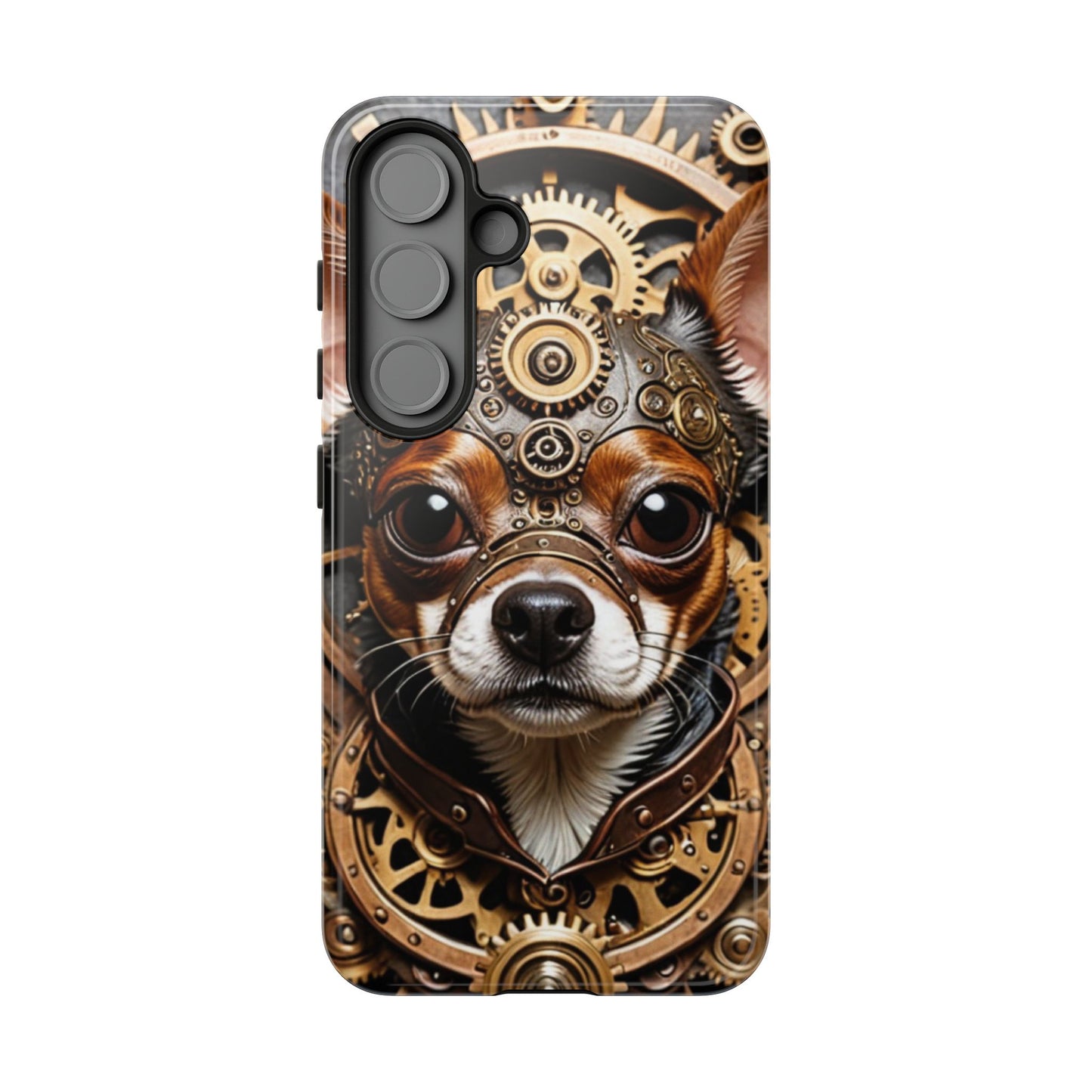 Steampunk Chihuahua Phone Case – Tough Cases for Dog Lovers