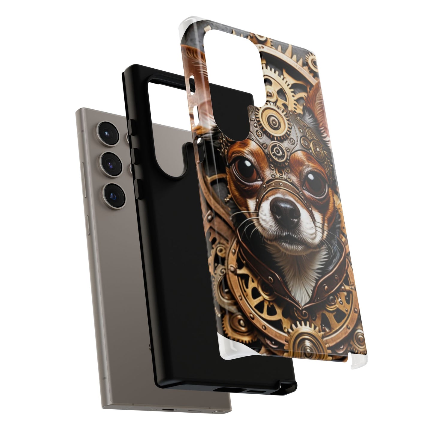 Steampunk Chihuahua Phone Case – Tough Cases for Dog Lovers