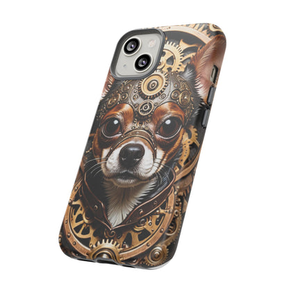 Steampunk Chihuahua Phone Case – Tough Cases for Dog Lovers