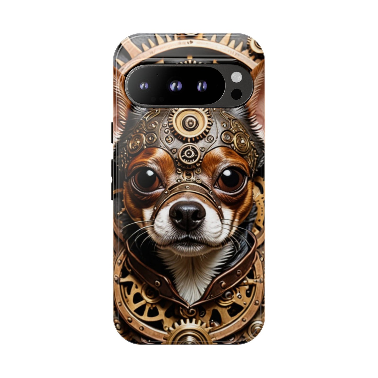 Steampunk Chihuahua Phone Case – Tough Cases for Dog Lovers