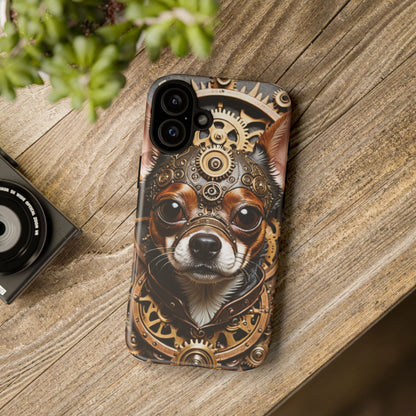 Steampunk Chihuahua Phone Case – Tough Cases for Dog Lovers