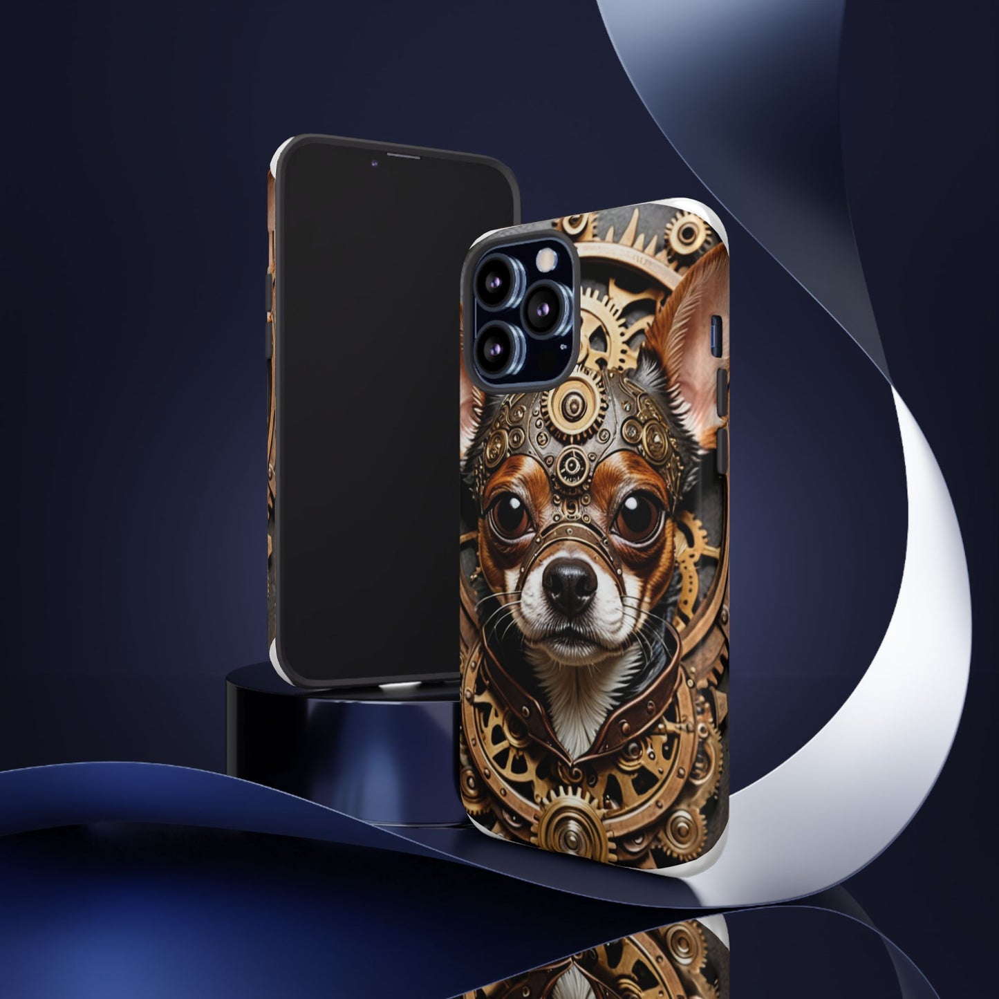 Steampunk Chihuahua Phone Case – Tough Cases for Dog Lovers