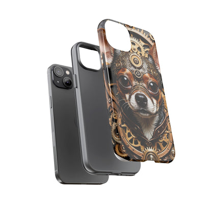 Steampunk Chihuahua Phone Case – Tough Cases for Dog Lovers