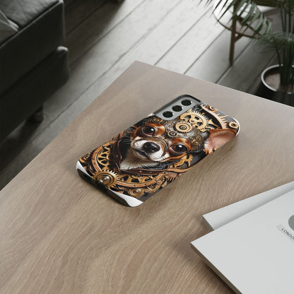 Steampunk Chihuahua Phone Case – Tough Cases for Dog Lovers