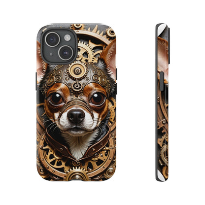 Steampunk Chihuahua Phone Case – Tough Cases for Dog Lovers