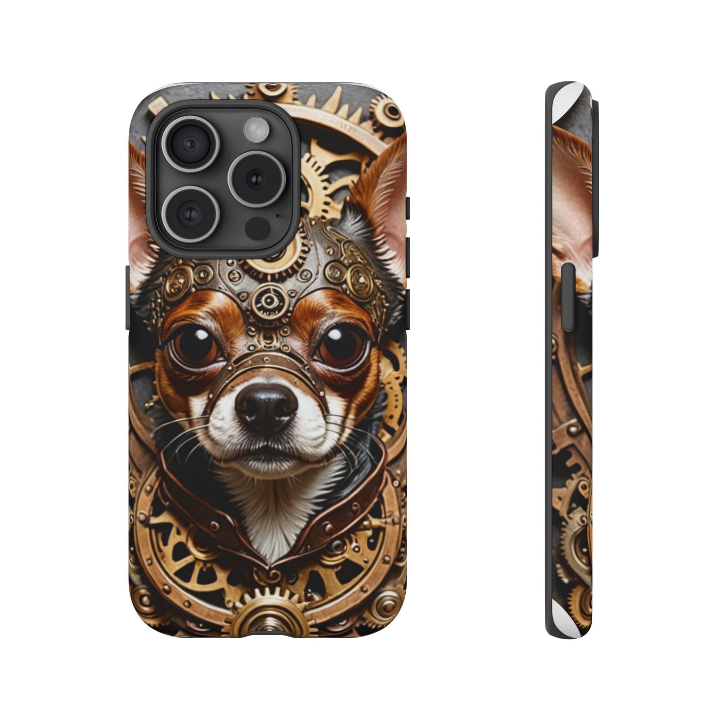 Steampunk Chihuahua Phone Case – Tough Cases for Dog Lovers