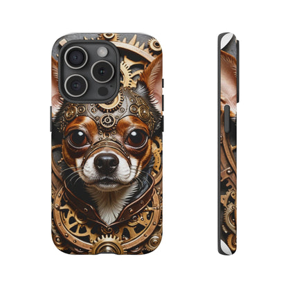 Steampunk Chihuahua Phone Case – Tough Cases for Dog Lovers