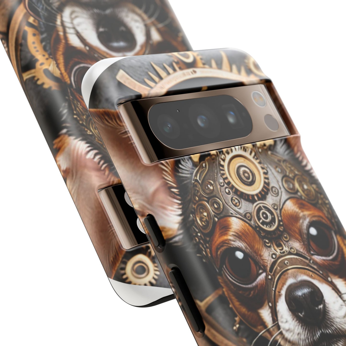 Steampunk Chihuahua Phone Case – Tough Cases for Dog Lovers