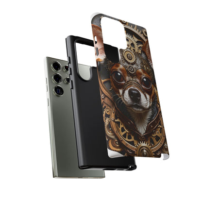 Steampunk Chihuahua Phone Case – Tough Cases for Dog Lovers