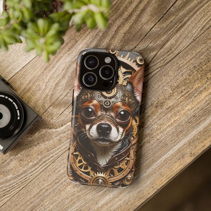 Steampunk Chihuahua Phone Case – Tough Cases for Dog Lovers