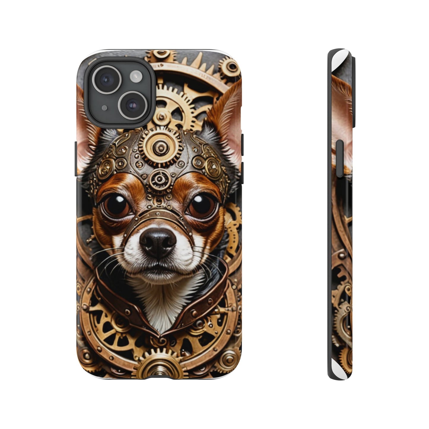 Steampunk Chihuahua Phone Case – Tough Cases for Dog Lovers