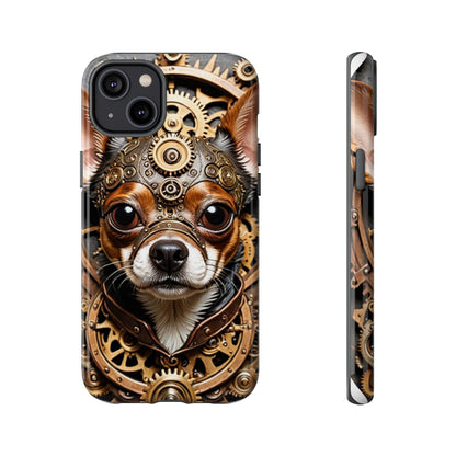 Steampunk Chihuahua Phone Case – Tough Cases for Dog Lovers