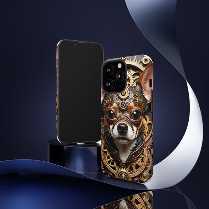 Steampunk Chihuahua Phone Case – Tough Cases for Dog Lovers