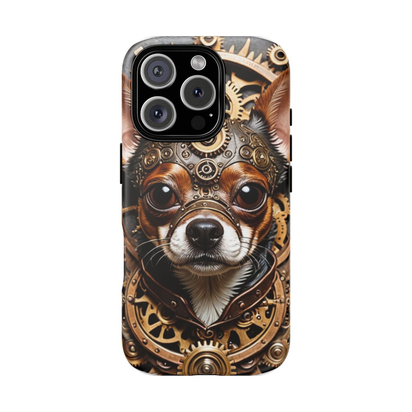 Steampunk Chihuahua Phone Case – Tough Cases for Dog Lovers