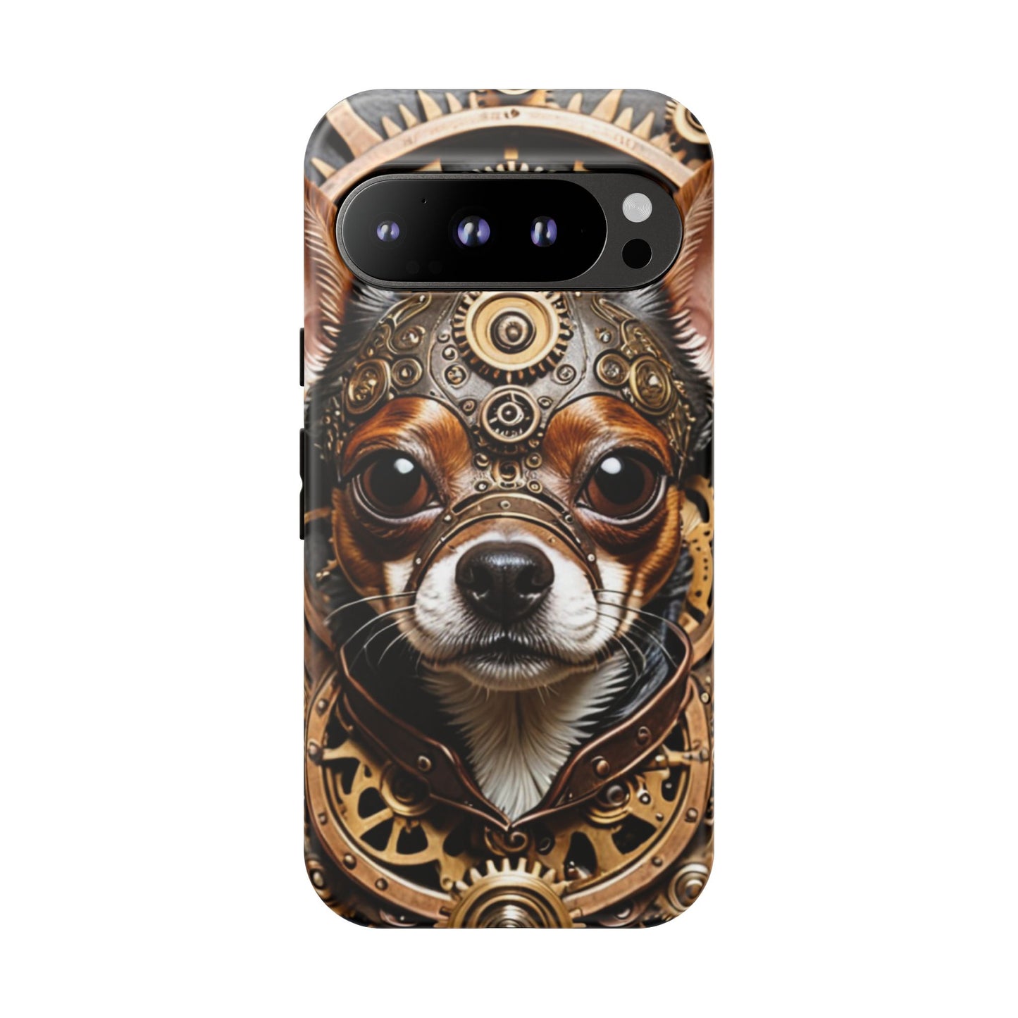 Steampunk Chihuahua Phone Case – Tough Cases for Dog Lovers