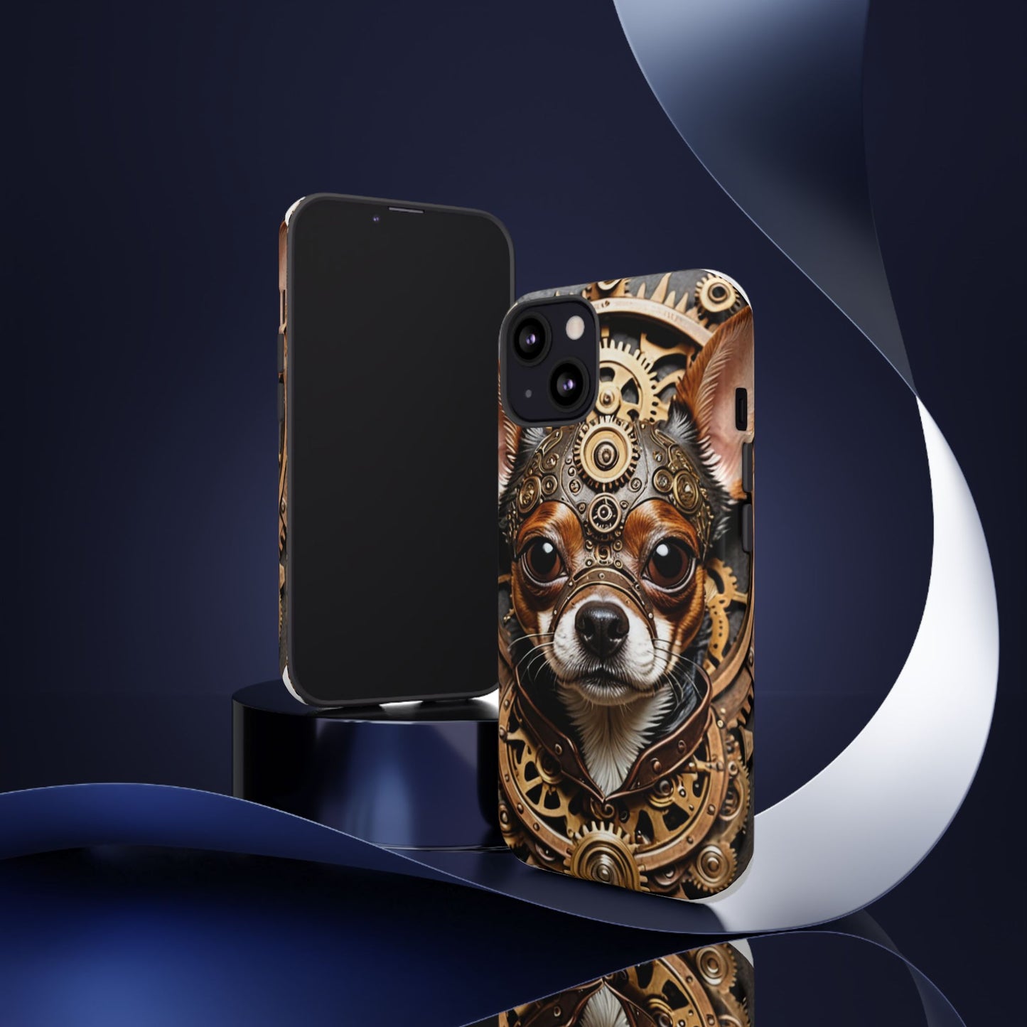 Steampunk Chihuahua Phone Case – Tough Cases for Dog Lovers