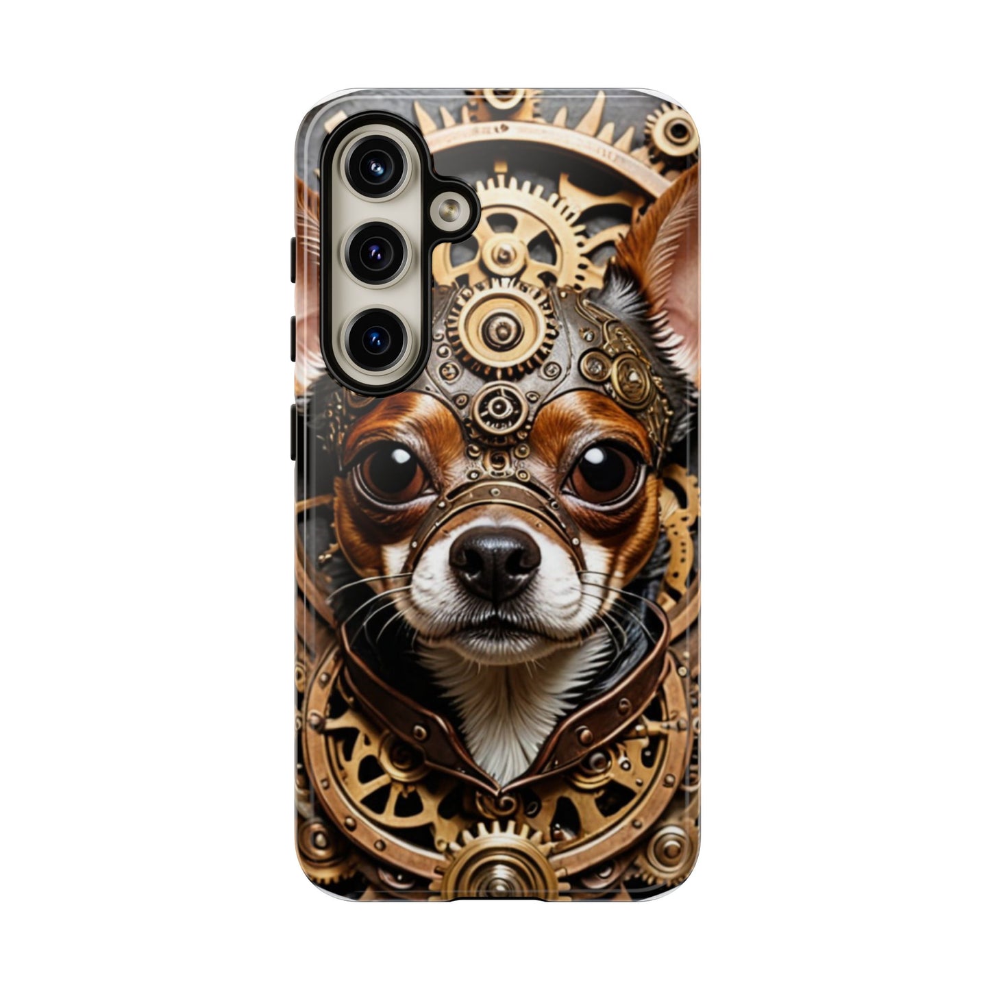 Steampunk Chihuahua Phone Case – Tough Cases for Dog Lovers