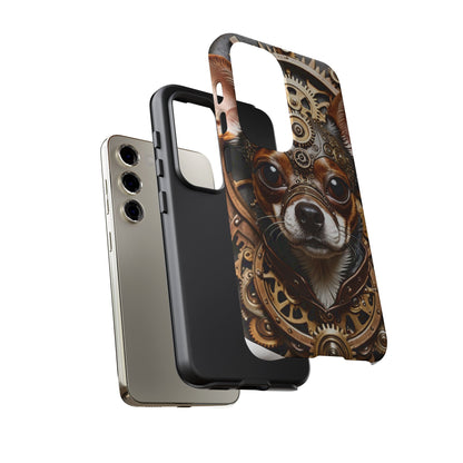 Steampunk Chihuahua Phone Case – Tough Cases for Dog Lovers